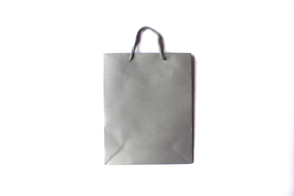 Faint Wrinkle Paper Bag w. Fabric Handle